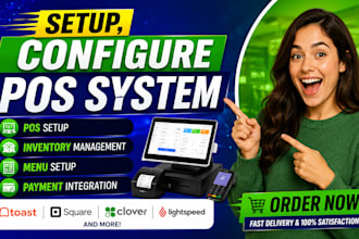 toast pos square pos clover pos lightspeed pos shopify pos setup integration