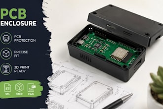 design pcb enclosure, iot device casing electronics housing