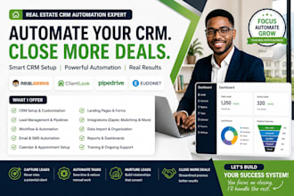 do real estate CRM arcanite real geeks eudonet clientlook pipedrive automation