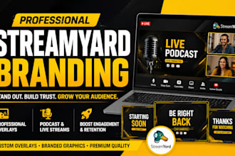 create professional streamyard branding