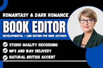 developmental and line edit your dark romance or romantasy manuscript