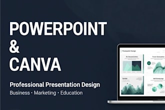 design a professional powerpoint and canva presentation
