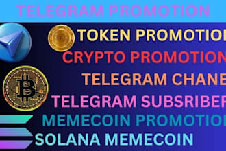 promote your telegram group and channel