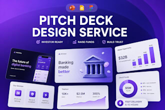 design a professional investor pitch deck for startup funding