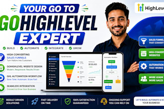 do go high level sales funnel gohighlevel website design ghl automation workflow