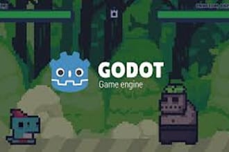 create a complete 2d godot game for you
