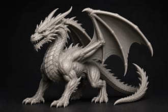 sculpt high quality 3d models, characters and stl files for 3d printing