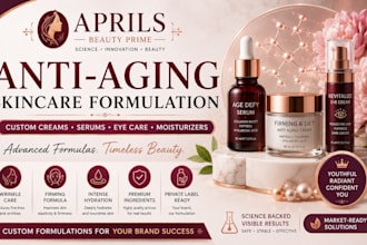 formulate anti aging skincare products for your beauty brand