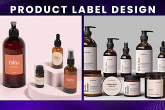 design organic honey pet supplement beard oil candle cbd product label design