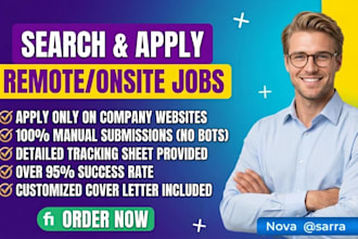 search and apply for jobs on your behalf as your career assistant