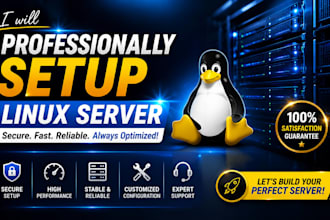 professionally setup linux server