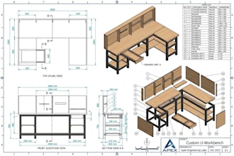 create detailed DIY woodworking plan and step by step instruction for beginners