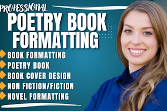 format poetry book, format manuscript for amazon kdp, non fiction novella