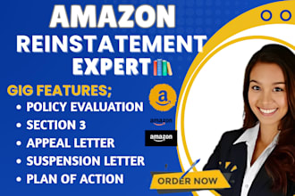 write amazon reinstatement plan of action for your suspended account