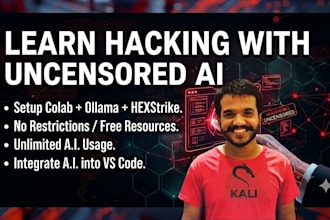 setup uncensored ai hacking lab hexstrike ollama google colab automation vs code