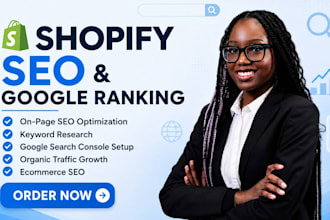 shopify SEO for ecommerce and google ranking to boost sales