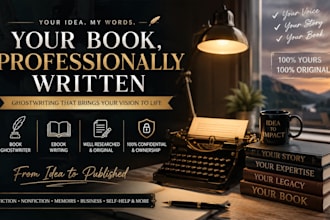 book ghostwriter, ebook writing, professional ghost writer