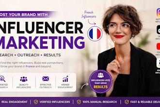 french influencer marketing, outreach micro instagram influencer research list