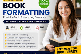 do book formatting for amazon kdp ebook publishing, paper back formatting