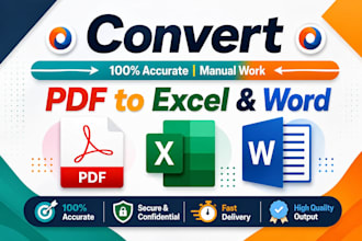 pdf to word and convert pdf to excel