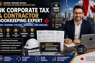 do UK corporate tax return, cis return , p11d filing and contractor bookkeeping