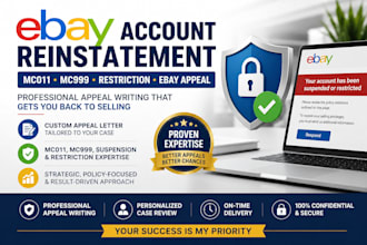 do ebay account reinstatement ebay appeal  for ebay mc011 mc999 suspension