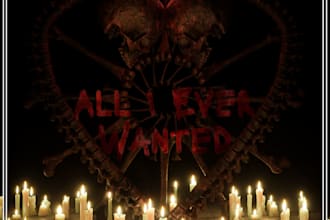 create a horror cover for your book or album