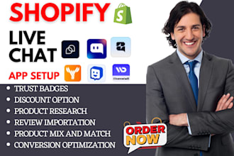 setup shopify live chat chatty whatflow moose chatway zipchat willdesk tidio