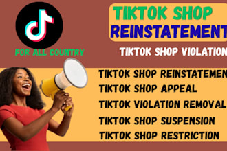 fix tiktok shop suspension, remove tiktok shop violation tiktok shop appeal