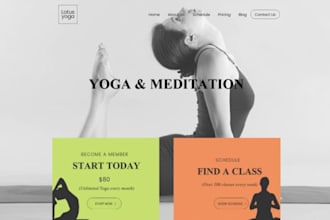 build wix yoga studio website wix pilates website wellness website coach website