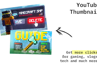 design professional high CTR youtube thumbnails
