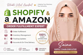 manage shopify and amazon order fulfillment professionally