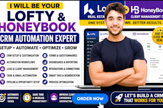 be your lofty, honeybook CRM automation expert