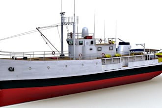 3d yacht marine boat concept designer sketchup revit interior exterior rendering
