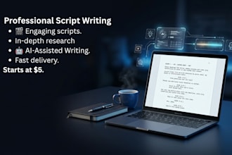 write engaging youtube video scripts using ai and research