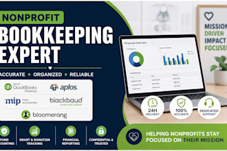 do nonprofit bookkeeping in quickbooks desktop aplos mip blackbaud bloomerang