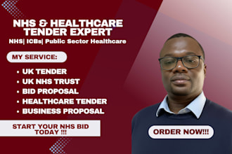 write winning UK tender bid proposal for nhs and healthcare contracts