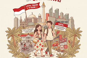 be your local friend and private tour guide in jakarta