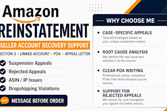 reinstate suspended amazon section 3 poa intellectual property appeal letter