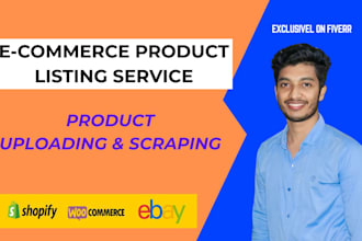 manually shopify product listing and shopify product upload