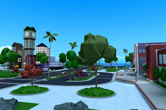 game environment, roblox map builder, low poly assets, roblox map, roblox assets