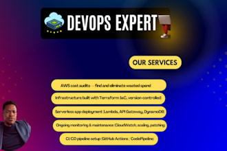 design, build, and maintain AWS cloud infrastructure end to end