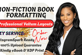do professional vellum book formatting for non fiction books
