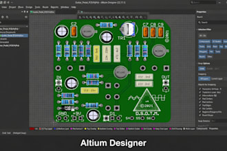 design multilayer guitar pedal pcb, with enclosure layout and gerber files