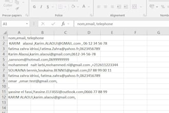 clean, organize and format your excel, CSV or PDF data