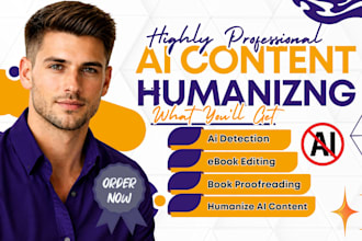 rewrite, humanize ai content, proofread, ai content editing, plagiarism check