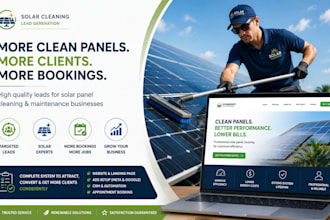 do targeted solar panel washing lead generation and renewable cleaning leads