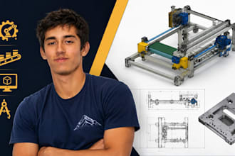 industrial automation cad, machine cad, conveyor cad, product cad, expert draft