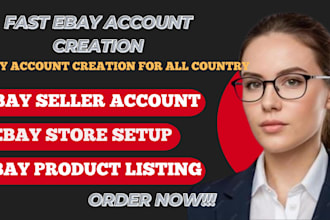 create USA ebay seller account UK ebay store setup ebay account creation