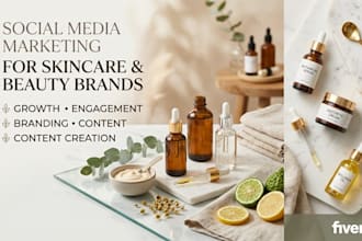 social media marketing manager for beauty skincare med spa and wellness brands